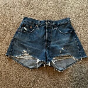 Levi's Classic Blue Jean Shorts